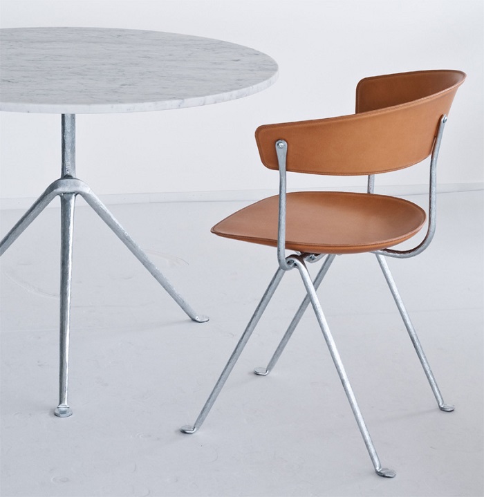 “For Milan Design week 2015, Ronan & Erwan Bouroullec expands their collection with a chair and stool for Magis”