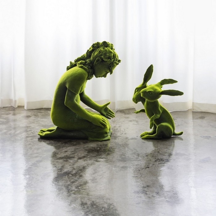 The Moss people by Simonsson was recently exhibited at Design Miami 2015 at Jason Jacques Inc.