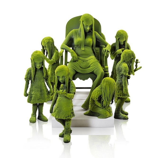 The Moss people by Simonsson was recently exhibited at Design Miami 2015 at Jason Jacques Inc.