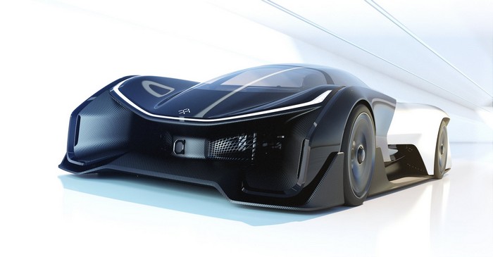 Company Faraday Future has entered the automotive industry with a high-tech supercar, which runs on a modular battery