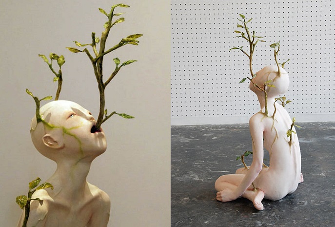 Japenese artist Yui Ishibashi's contemporary art sculpts feral children that appear to belong to another realm of reality.