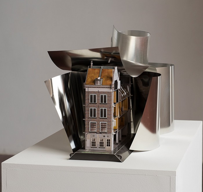 Simon Fujiwara recreates life-size model of Anne Frank House