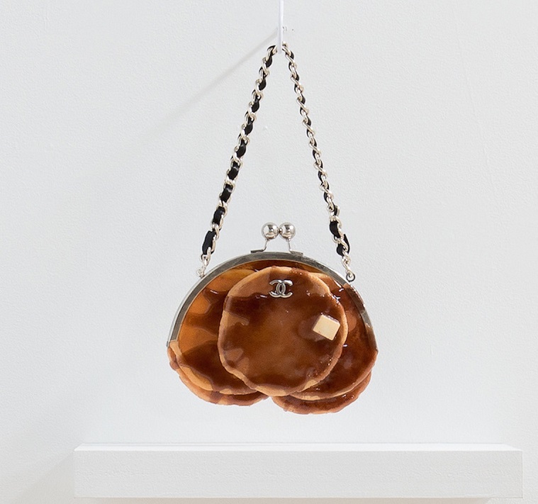 Bread Bags is a project by American artist Chloe Wise that mixes the world of fashion with food creating contemporary art in leather, painting, and urethane.