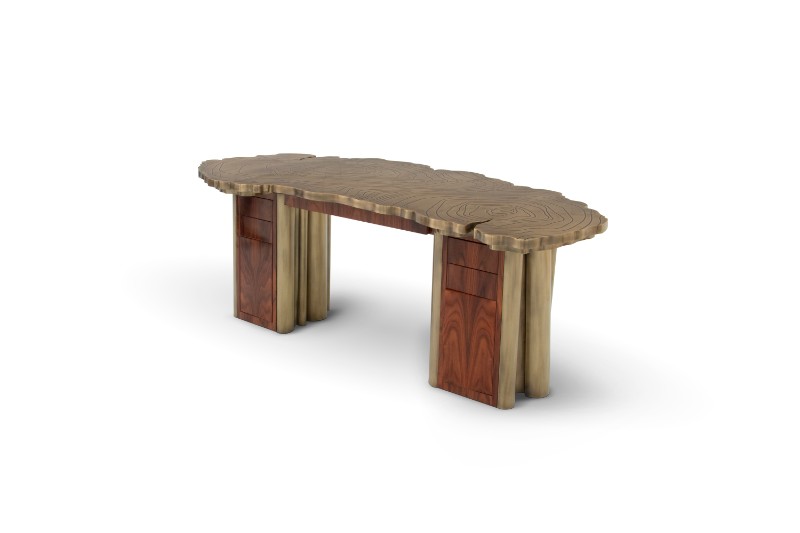 A Fearless Design Aesthetic – Fortuna Wooden Desk